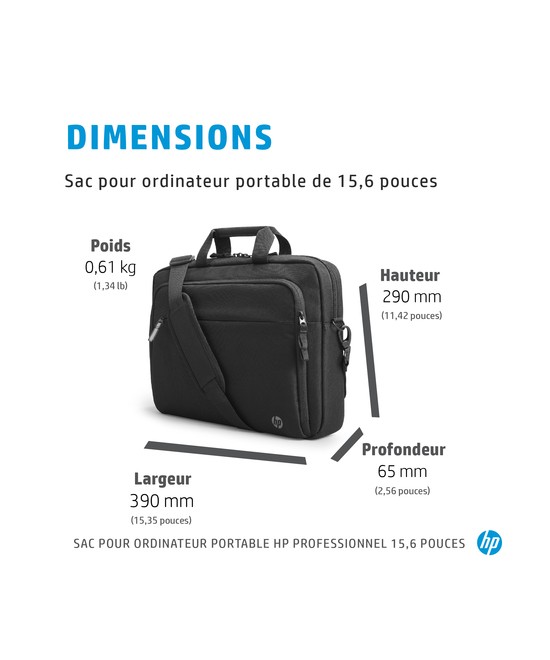 HP Sacoche pour ordinateur portable HP Professional 15,6 pouces 500S7AA