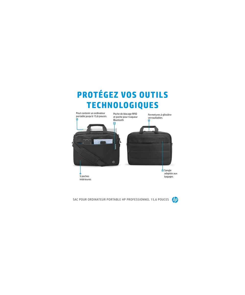 HP Sacoche pour ordinateur portable HP Professional 15,6 pouces 500S7AA
