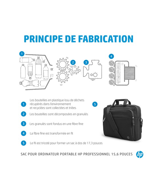 HP Sacoche pour ordinateur portable HP Professional 15,6 pouces 500S7AA