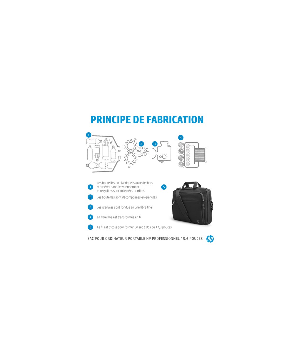 HP Sacoche pour ordinateur portable HP Professional 15,6 pouces 500S7AA
