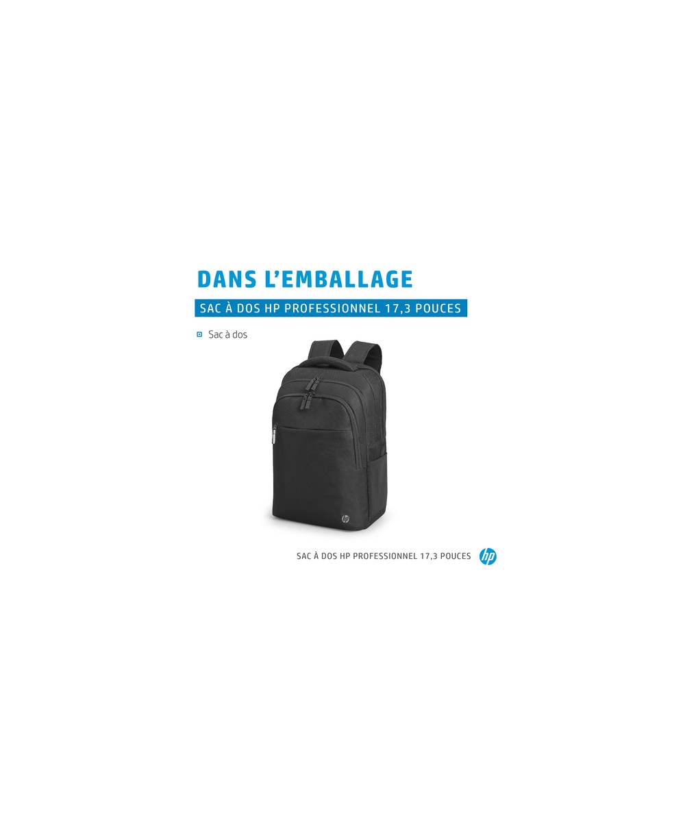 HP Sac à dos HP Professional 17,3 pouces 500S6AA