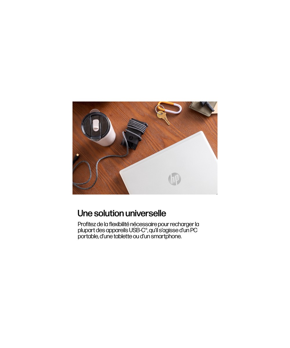 HP Chargeur pour ordinateur portable HP USB-C 65 W 671R2AA#ABB
