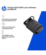 HP Chargeur pour ordinateur portable HP USB-C 65 W 671R2AA#ABB