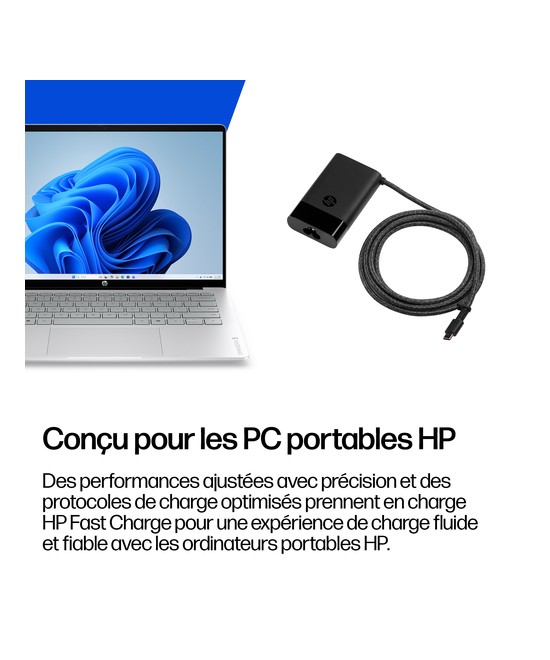 HP Chargeur pour ordinateur portable HP USB-C 65 W 671R2AA#ABB