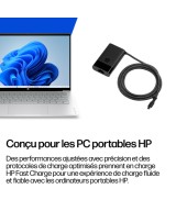 HP Chargeur pour ordinateur portable HP USB-C 65 W 671R2AA#ABB