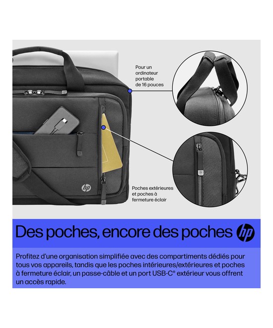 HP Sacoche pour ordinateur portable HP Renew Executive 16 pouces 6B8Y2AA