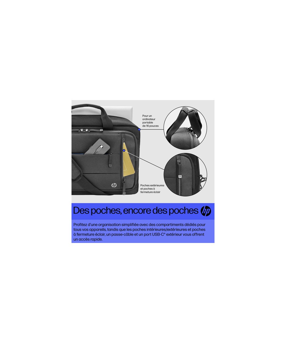 HP Sacoche pour ordinateur portable HP Renew Executive 16 pouces 6B8Y2AA