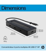 HP Concentrateur USB-C HP 4K 6G843AA#ABB