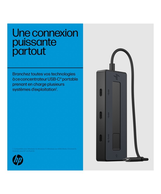 HP Concentrateur USB-C HP 4K 6G843AA#ABB