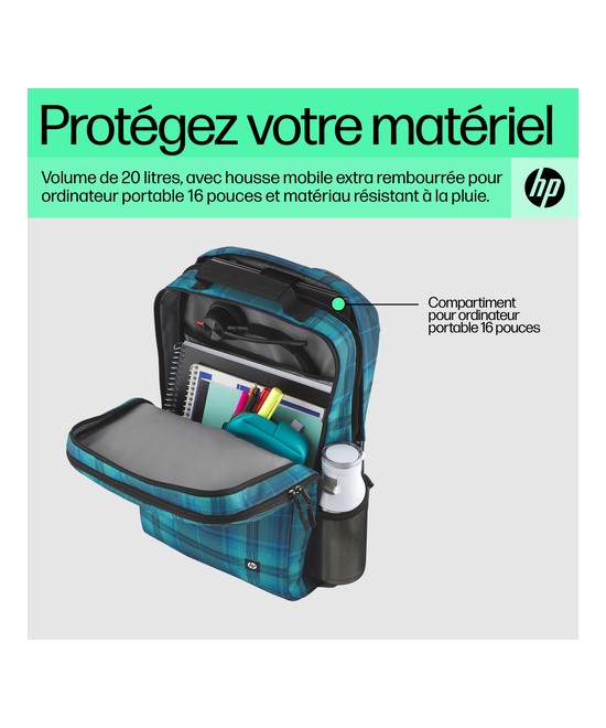 HP Sac à dos HP Campus XL (tartan) 7J594AA