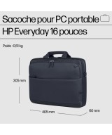 HP Sacoche pour PC portable HP Everyday 16 pouces A08KKAA