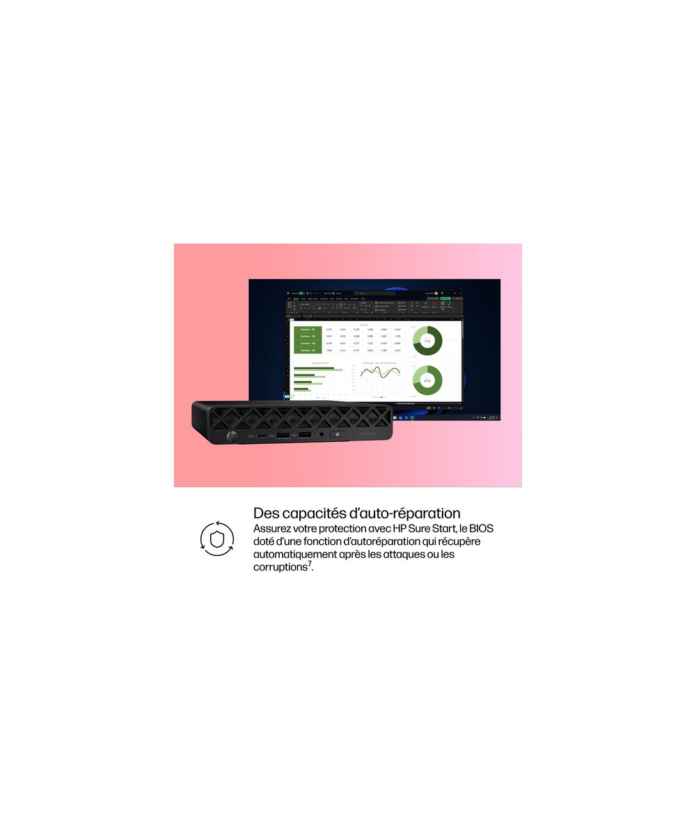 HP ProDesk 4 Mini G1i B6YW3ET#ABF