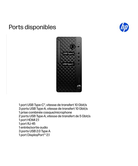 HP ProDesk 4 Tower G1i Desktop AI PC 9H7L0ET#ABF