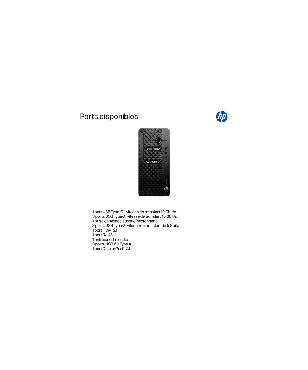 HP ProDesk 4 Tower G1i Desktop AI PC 9H7L0ET#ABF