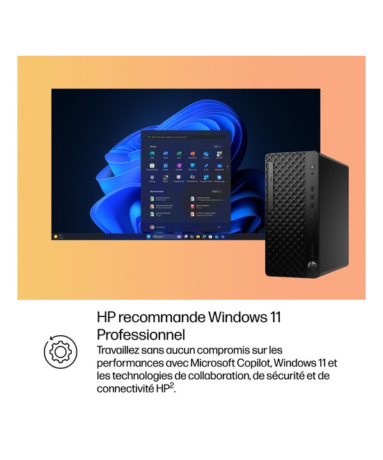 HP ProDesk 4 Tower G1i Desktop AI PC 9H7L0ET#ABF