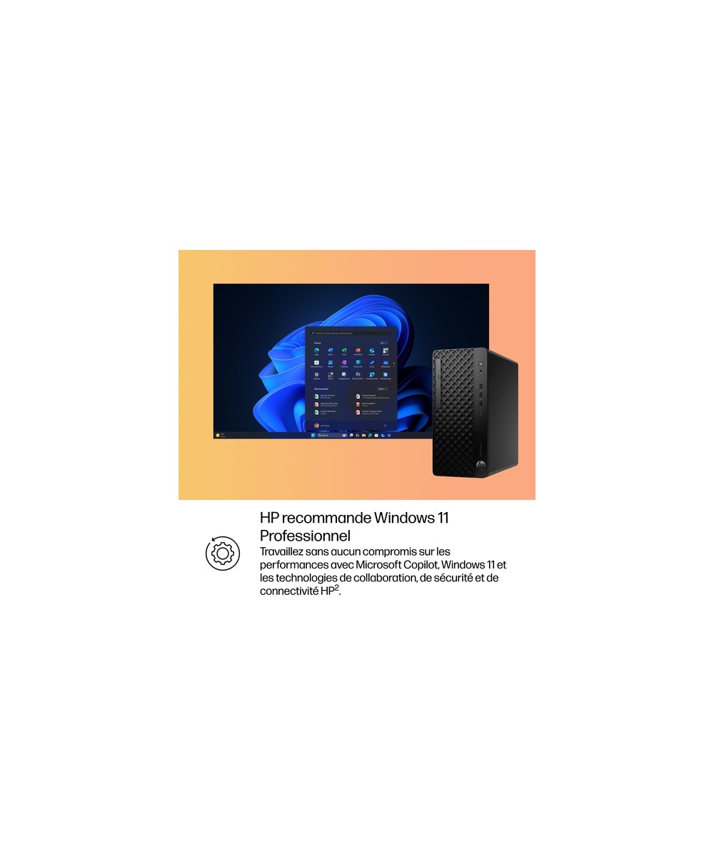 HP ProDesk 4 Tower G1i Desktop AI PC 9H7L0ET#ABF
