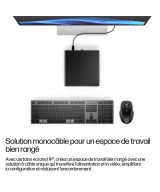 HP PC de bureau mini Ryzen AI 7 350 / jusqu'à 5 GHz RAM 24 Go D4DQ9ET#ABF