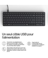 HP PC de bureau PC clavier Ryzen AI 7 PRO 350 / jusqu'à RAM 16 Go DC9M3ET#ABF