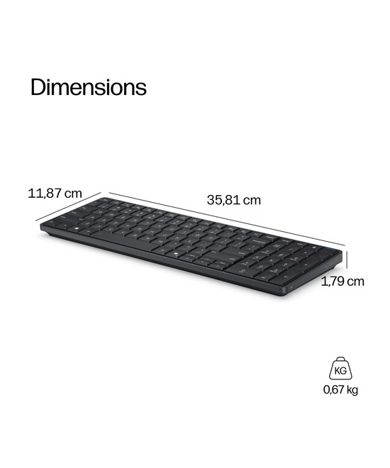 HP PC de bureau PC clavier Ryzen AI 7 PRO 350 / jusqu'à RAM 16 Go DC9M3ET#ABF