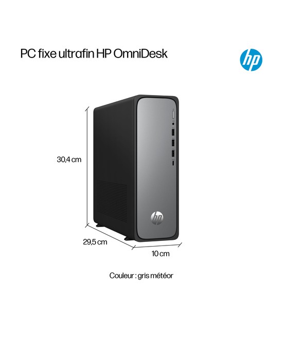 HP PC de bureau Ordinateur de bureau mince 300 / jusqu'à RAM 8 Go D91R8EA#ABF