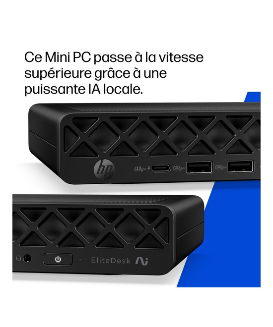 HP PC de bureau mini Core Ultra 7 356H / jusqu'à 4.7 GHz vPro DK3X7ET#ABF