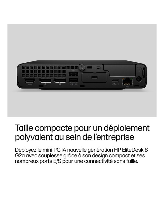 HP PC de bureau mini Ryzen AI 7 445 / jusqu'à 4.6 GHz RAM 16 Go DK3Z3ET#ABF