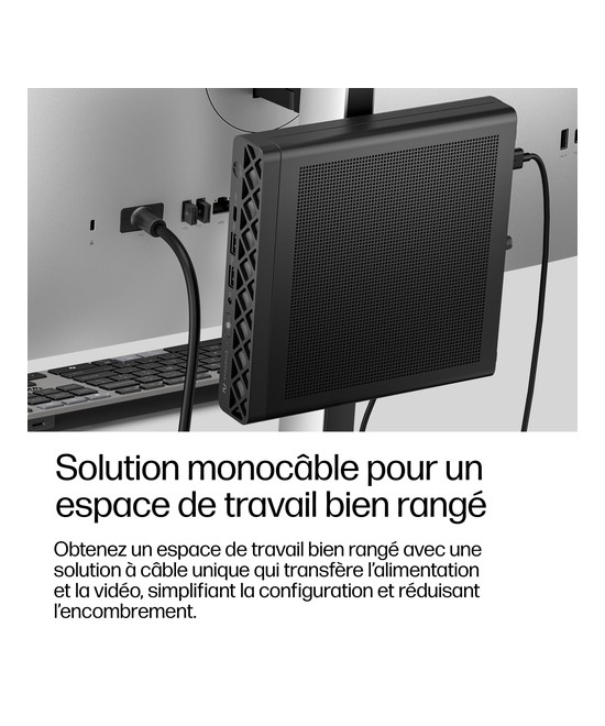 HP PC de bureau mini Ryzen AI 7 445 / jusqu'à 4.6 GHz RAM 16 Go DK3Z3ET#ABF