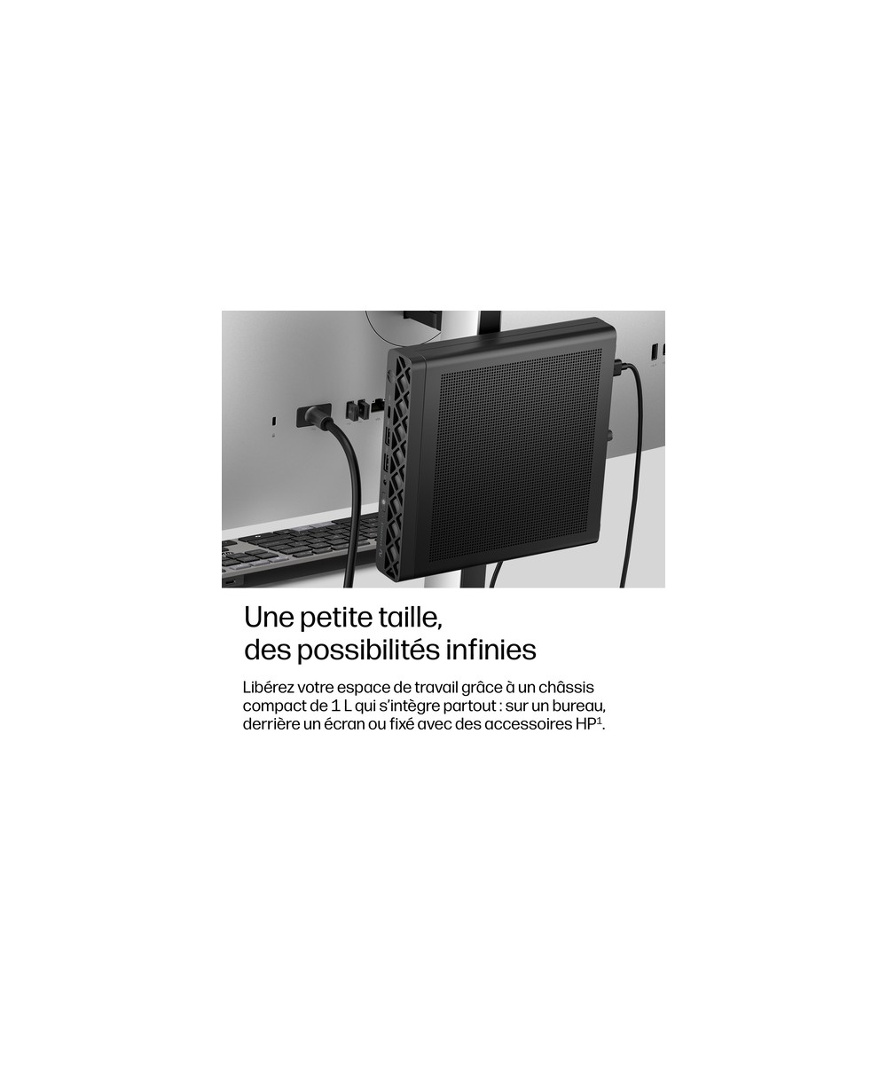 HP PC de bureau mini Core Ultra 5 322 / jusqu'à 3.3 GHz vPro DK5D0ET#ABF