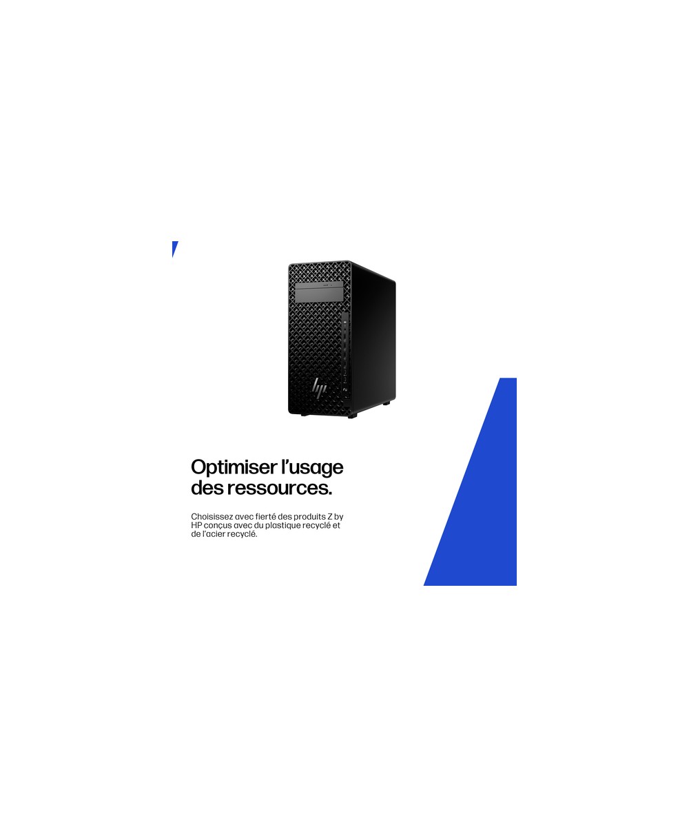 HP Station de travail tour 4U 1 x Core Ultra 7 265 / jusqu'à 5.3 GHz E6JR6EA#ABF