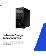 HP Station de travail tour 4U 1 x Core Ultra 7 265 / jusqu'à 5.3 GHz E6JR6EA#ABF