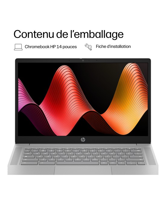 HP Chromebook 14 Clamshell Finley 26C1 MediaTek Kompanio 540 MT8189 (8C) 4GB 6400 LPDDR5 on-board 128GB UFS Mediatek DM0J0EA#ABF