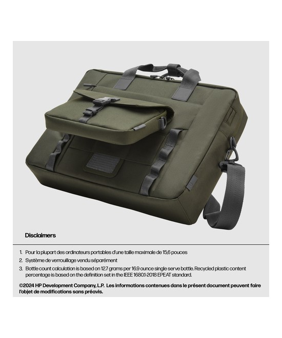 HP Sacoche modulaire pour ordinateur portable HP 15,6 pouces 9J497AA