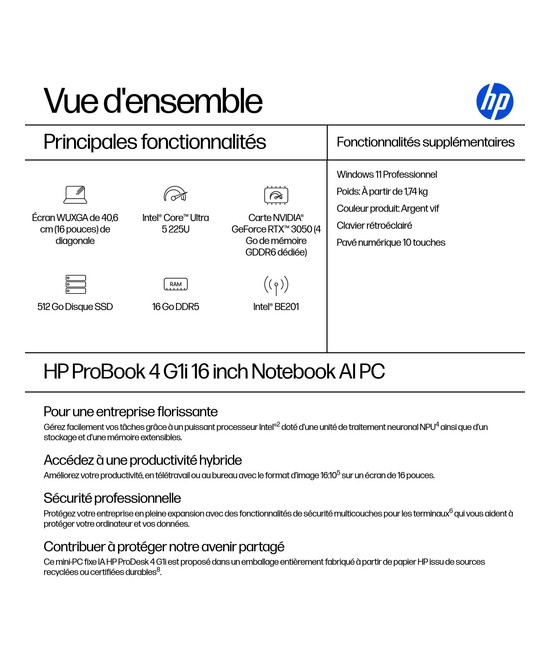 HP ProBook 4 G1i AI B9YR8ET#ABF