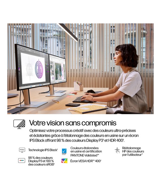 HP Écran QHD Thunderbolt 4 HP Series 7 Pro 27 pouces - 727pu 8J9E6UT#ABB