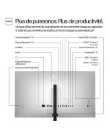 HP Écran QHD Thunderbolt 4 HP Series 7 Pro 27 pouces - 727pu 8J9E6UT#ABB