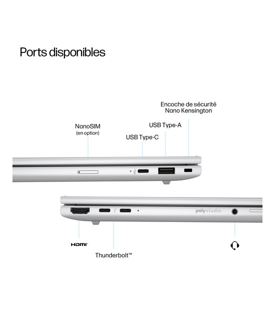 HP EliteBook 8 G1i 13 inch Notebook AI PC Wolf Pro Security Edition AD4B4ET#ABF