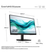 HP Moniteur FHD 21,5 pouces HP Series 3 Pro - 322pf 9U5B0UT#ABB