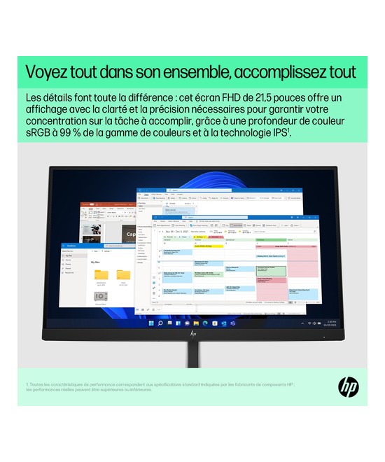HP E-Series Écran FHD E22 G5 HP 6N4E8AA#ABB
