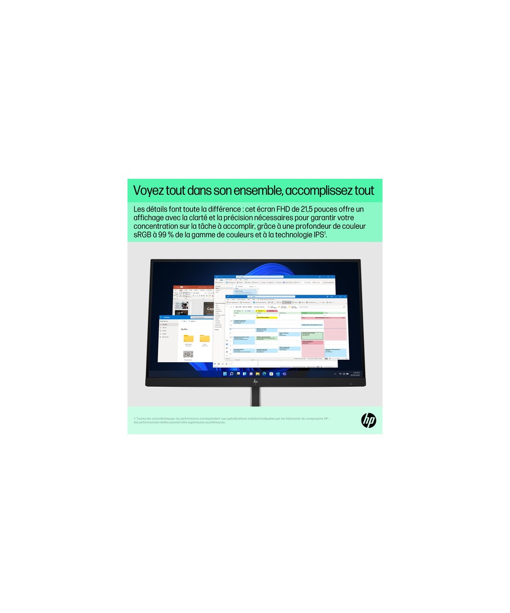 HP E-Series Écran FHD E22 G5 HP 6N4E8AA#ABB
