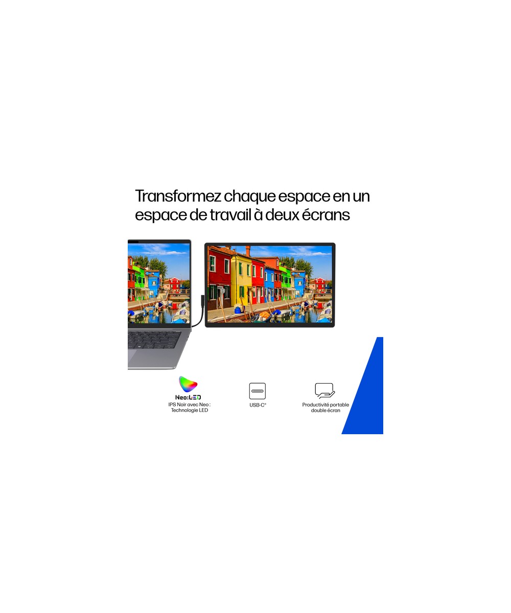 HP Écran portable HP Series 5 Pro 14 pouces WQXGA – HP 514pn B88JWAA#ABB