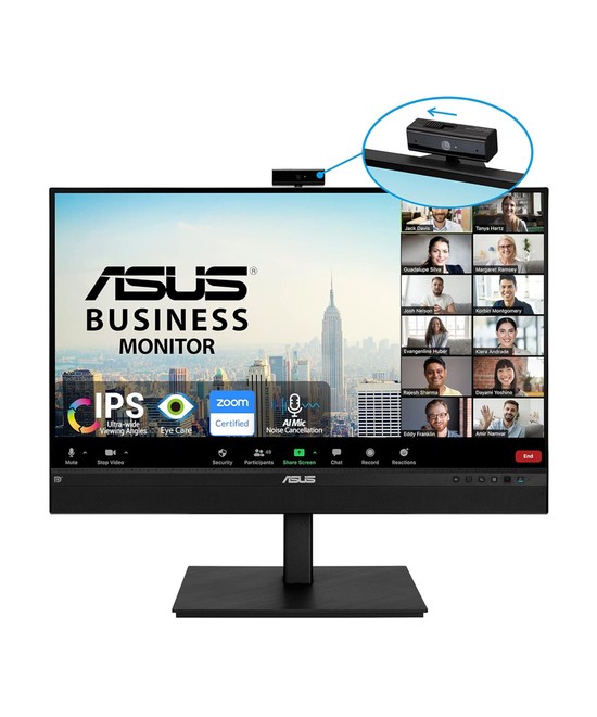 Écran LED - 27" - 2560 x 1440 WQHD @ 60 Hz - IPS - 350 cd/m² - 1000:1 - 5 ms - HDMI, 2xDisplayPort, USB-C - haut-parleurs - noir