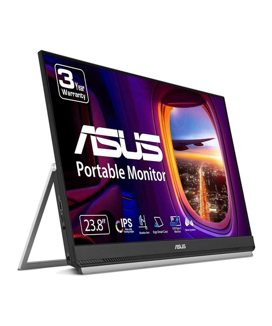 Écran LED - 23.8" - portable - 1920 x 1080 Full HD (1080p) @ 75 Hz - IPS - 250 cd/m² - 1000:1 - 5 ms - HDMI, 2xUSB-C - haut-parl