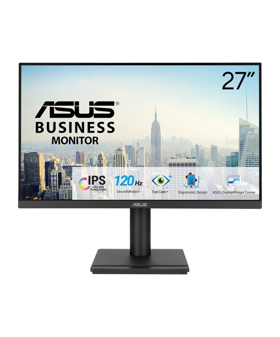 Écran LED - 27" - 1920 x 1080 Full HD (1080p) @ 120 Hz - IPS - 300 cd/m² - 3000:1 - 1 ms - HDMI, VGA, DisplayPort - haut-parleur