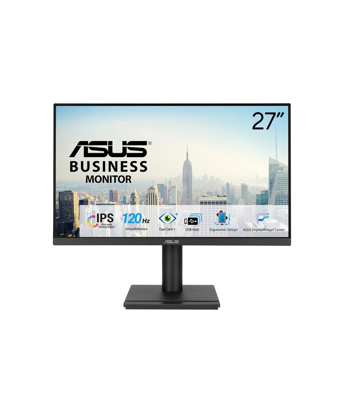 Écran LED - 27" - 1920 x 1080 Full HD (1080p) @ 120 Hz - IPS - 350 cd/m² - 3000:1 - 1 ms - HDMI, VGA, DisplayPort - haut-parleur