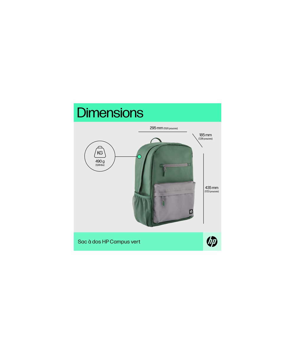 HP Sac à dos HP Campus (vert) 7J595AA