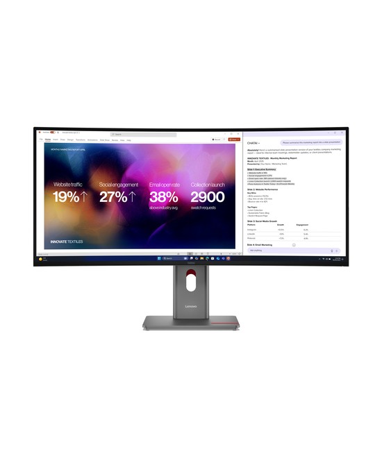 Lenovo ThinkVision P40WD-40 Moniteur 64B4XAT1EU