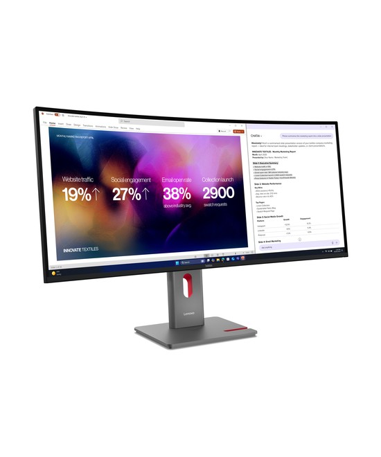 Lenovo ThinkVision P40WD-40 Moniteur 64B4XAT1EU