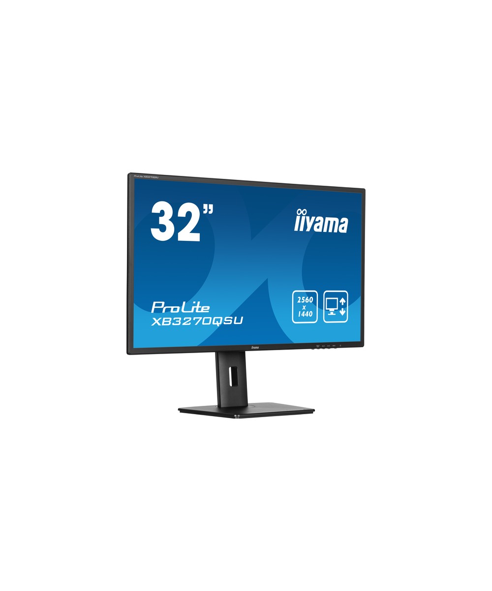 Écran LED - 32" (31.5" visualisable) - 2560 x 1440 WQHD @ 100 Hz - IPS - 250 cd/m² - 1200:1 - 3 ms - HDMI, DisplayPort - haut-pa