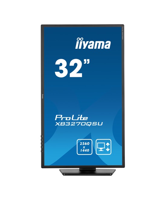 Écran LED - 32" (31.5" visualisable) - 2560 x 1440 WQHD @ 100 Hz - IPS - 250 cd/m² - 1200:1 - 3 ms - HDMI, DisplayPort - haut-pa