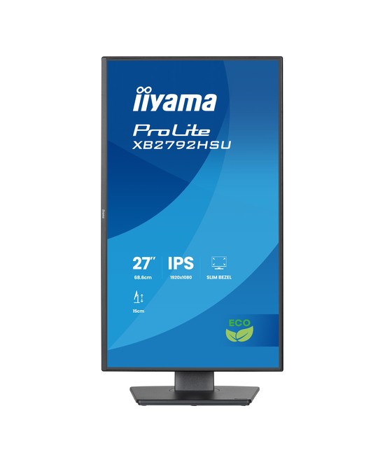 Écran LED - 27" - 1920 x 1080 Full HD (1080p) @ 120 Hz - IPS - 300 cd/m² - 1500:1 - 3 ms - HDMI, DisplayPort - haut-parleurs - n